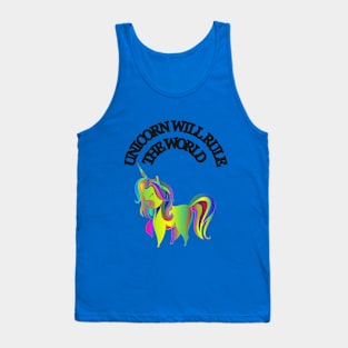 UNICORN WILL RULE THE WORLD Tank Top